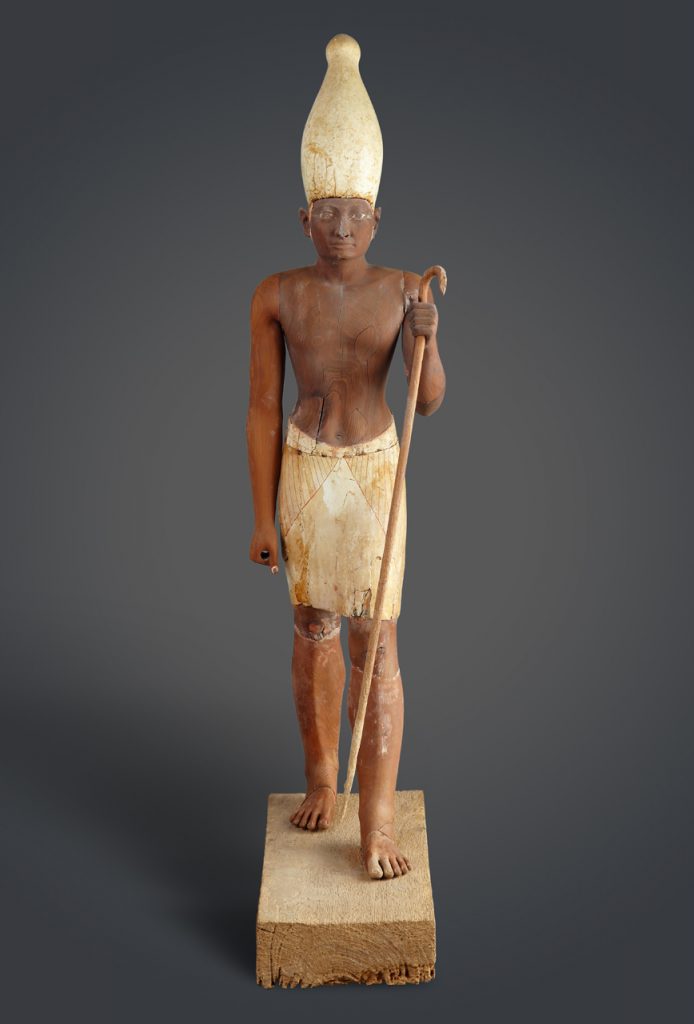 Standing statue of King Senusret I – Egyptian Museum Cairo